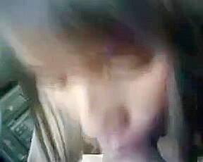 Milf cim car bj