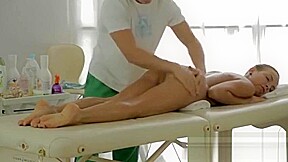 Milf teen 18+ rimming and blowjob for Massage completes up in sex