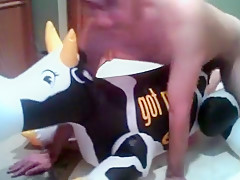 Milking a larger cow ( two of two )