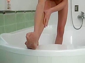 Miriam takes a bath