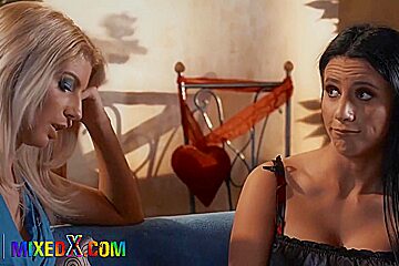 Missy Luv And Nelly Kent - Stunning Fucks With Her Virgin Stepsister