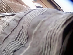 Mix upskirt of youg and old womens