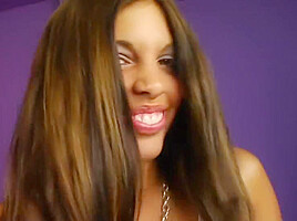 Morgan Dayne Enjoys Her New Toy
