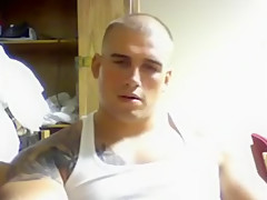 Muscle Guy Cums On Car