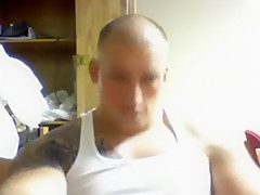 Muscle Guy Cums On Car