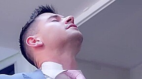 Muscle gay anal sex and cumshot