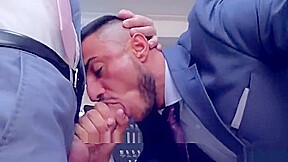 Muscle gay anal sex and cumshot