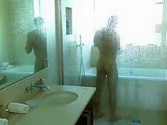 Muscle gay rimjob and cumshot