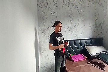 My Stepson Comes Into My Room And Smells My Used Thongs - Sub Spanish