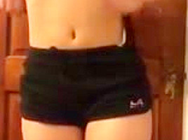 My sexy ex girl undressing her body