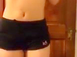 My sexy ex girl undressing her body