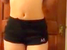 My sexy ex girl undressing her body