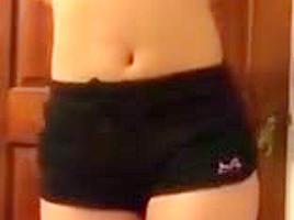 My sexy ex girl undressing her body