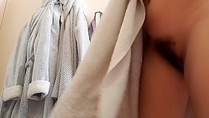 My wife before and after shower close up and beautiful tits