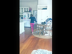 My PE teacher wife in various pink leggings/yoga pants