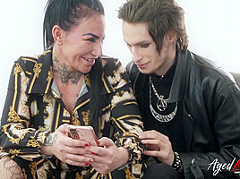 Mysterious Monica Wants To Give A Blowjob To Her Goth Boyfr