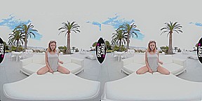 Naked In Paradise - Hot Babe Solo Striptease Outdoors