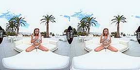 Naked In Paradise - Hot Babe Solo Striptease Outdoors