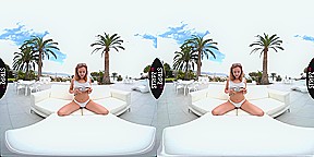 Naked In Paradise - Hot Babe Solo Striptease Outdoors
