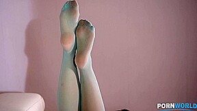 Naked Lust & Desire: Curvy Russian Loves Sucking Her Toes - PornWorld