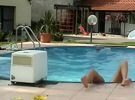 Naked teen 18+ Films Herself In The Neighbors Garden - Exciting