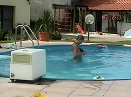 Naked teen 18+ Films Herself In The Neighbors Garden - Exciting
