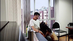 Nalgona schoolgirl 18+ Fucked On A Building Balcony
