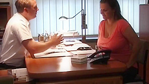 Naughty BBW Wife Came For Interview and Almost Failed It