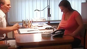 Naughty BBW Wife Came For Interview and Almost Failed It
