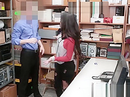 Naughty Latina Sophia Leone banged for shoplifting
