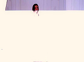 Naughty Nubile Model Touching Her Pussy on the Couch