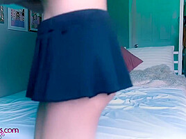 Naughty Redhed Gf Dresses Like A Little Slvt And Teeses Bf