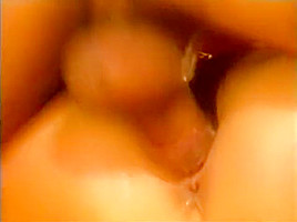 Naughty brunette broad gets her bushy cunt licked and fucked
