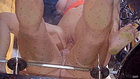 Nelly Kent In Bottom View Of Getting Fucked On The Glass Floor