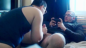 Nerdy Asian Cub Blows Nerdy White Jock