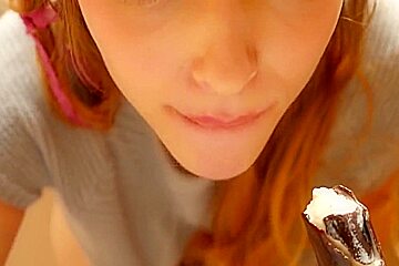 Nice Cute Slim teen 18+ Girl At Home Mila