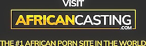 Nigerian Babe Drooling on First BWC in Anal Casting