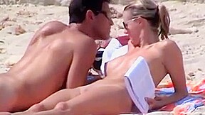 Nude Beach - Hot Torpedo Tits Blond