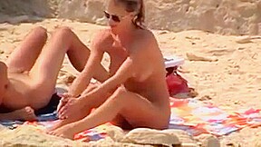 Nude Beach - Hot Torpedo Tits Blond