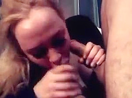 Nympho blonde and 2 guy