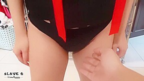 O4 Housework With Bondage Slave Is Very Obedient To Clean