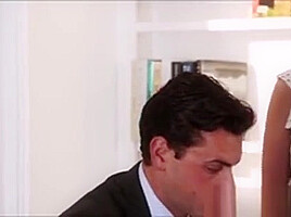 Office Geek Brooklyn Deep Throats Cock
