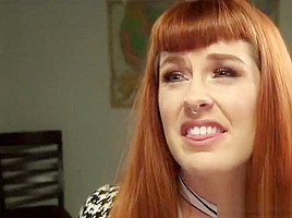 Office TS doggystyles redhead after muffdive