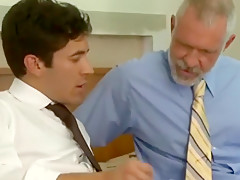 Older Man Getting An Education