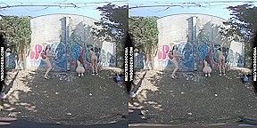 On Vacation With Matty Cheri Rebeka Ruby Nude In Public Painting Graffiti And Dancing
