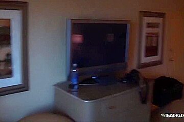 Once Inside Their Room Melina Seduces Him With Her Big Tits And Gets Stretched Out