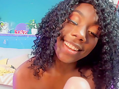 Original African Dream Lady Stretching A Tight Creamy Vagin