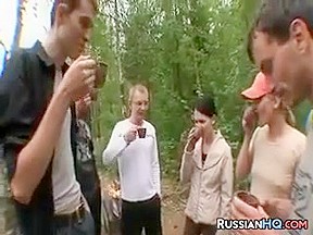 Outdoor Orgy In Russia