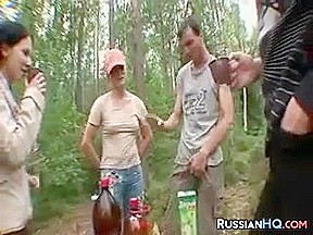 Outdoor Orgy In Russia