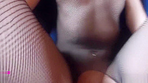 POV Dirty Couple - Fuck Young Girlfriend in Mask Rabbit and Sexy Costume